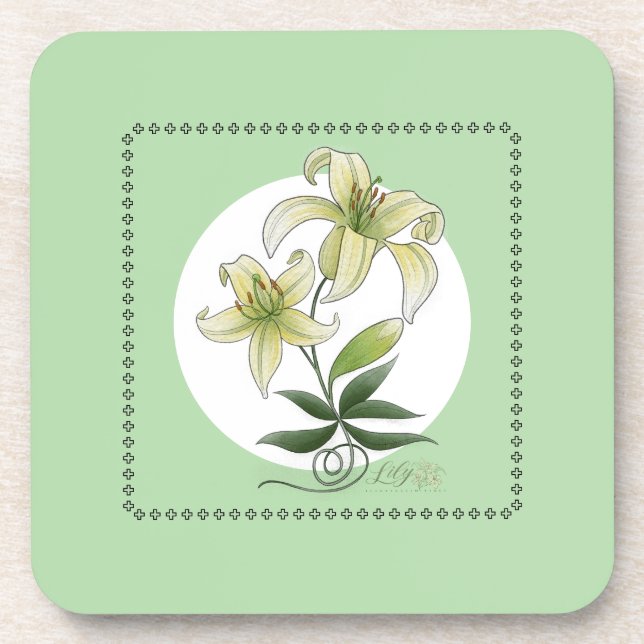 Porta-copo Lírios (Frente)