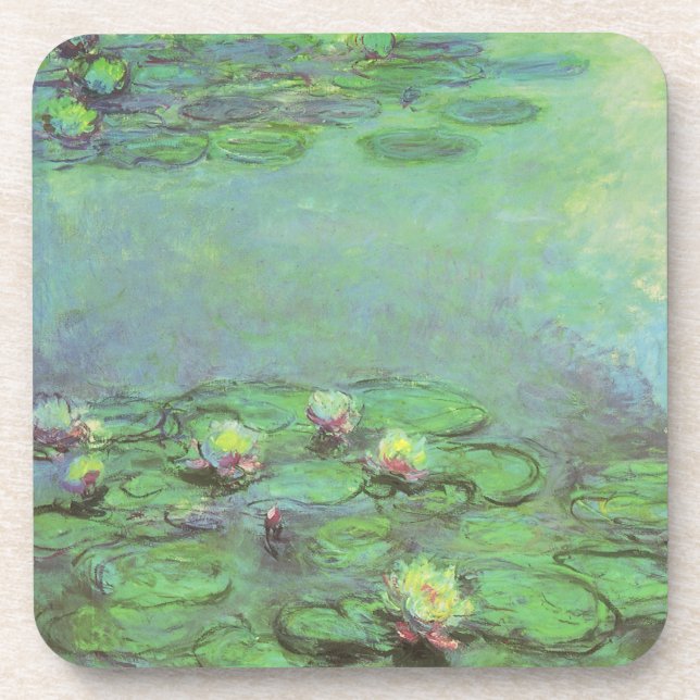 Porta-copo Lírios de Claude Monet, Impressionismo venenoso (Frente)