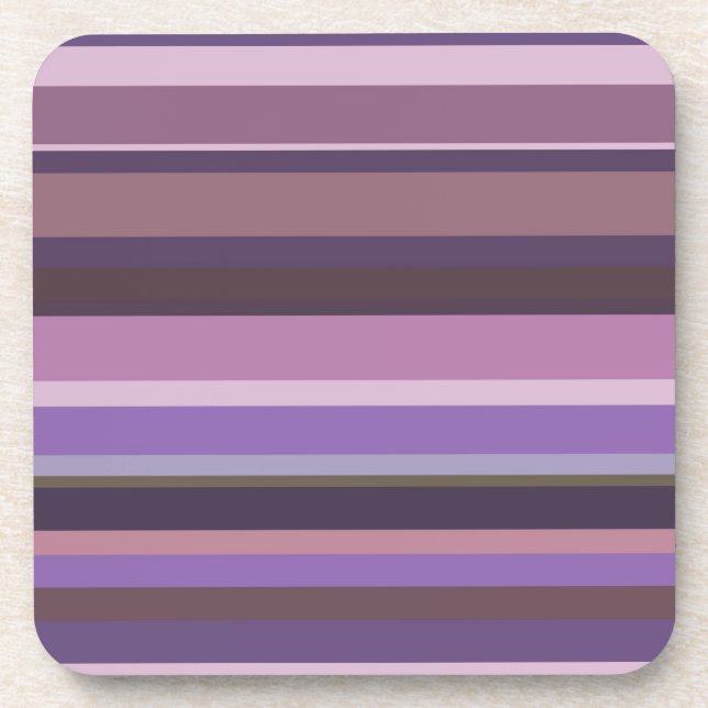Porta-copo Listras horizontais Mauve (Frente)