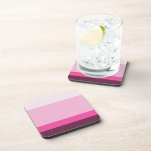 Porta-copo Listras rosa roxo mauve: Paleta Quente