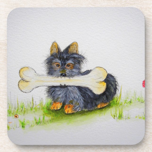 Porta-copo Little Dog Big Bone (Yorkshire terrier) (Frente)