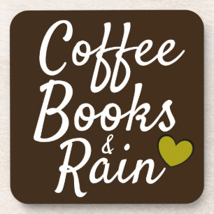 Porta-copo Livros de Café e Design de Cotação Legal