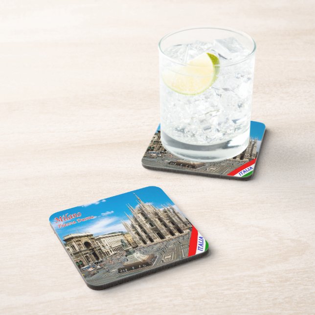 Porta-copo LMD011 MILAN, Catedral de Piazza del Duomo, (Lado Direito)