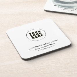Porta-copo Logotipo e texto personalizados minimalistas simpl
