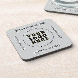 Porta-copo Logotipo e texto personalizados minimalistas simpl