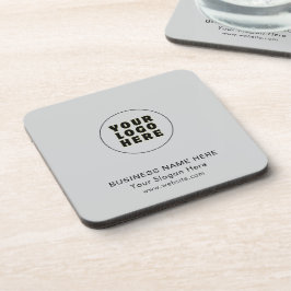 Porta-copo Logotipo e texto personalizados minimalistas simpl