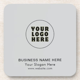 Porta-copo Logotipo e texto personalizados minimalistas simpl