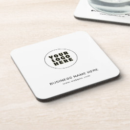 Porta-copo Logotipo e texto personalizados minimalistas simpl