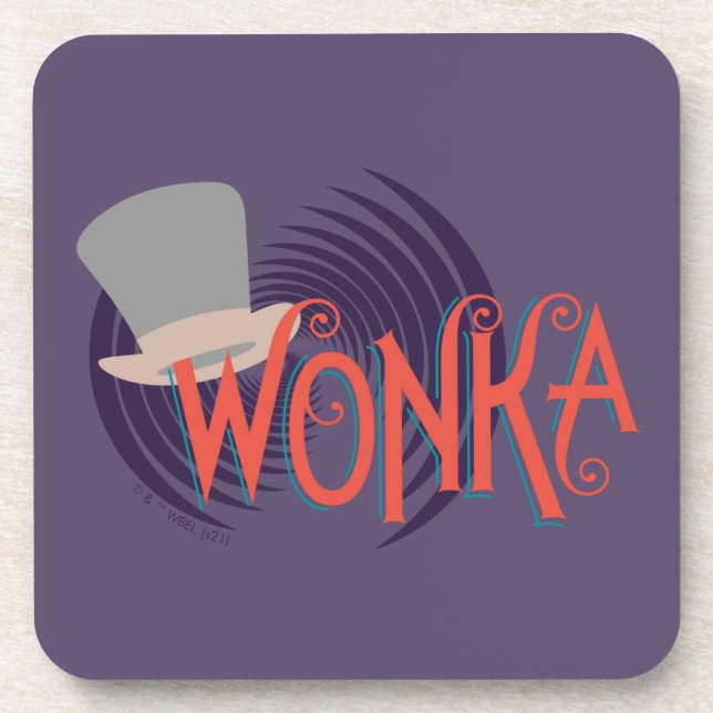 Porta-copo Logotipo espiral Wonka (Frente)