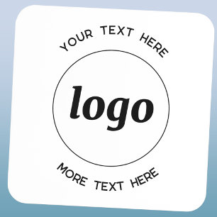 Porta-copo Logotipo Simples Com Texto Empresarial