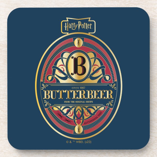 Porta-copo Logotipo Vertical BUTTERBEER™ (Frente)