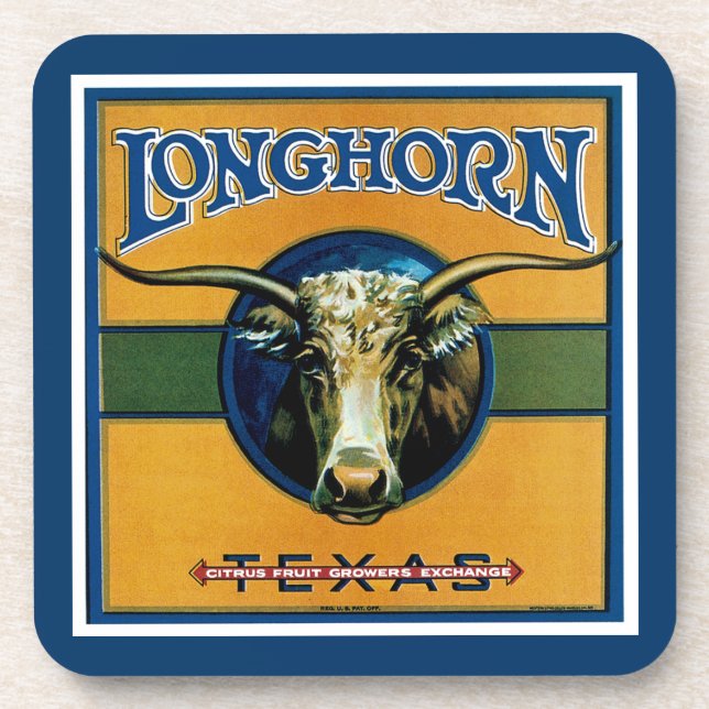 Porta-copo Longhorn Texas (Frente)