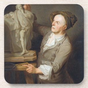 Porta-copo Louis-Francois Roubiliac (1695-1762) que modela