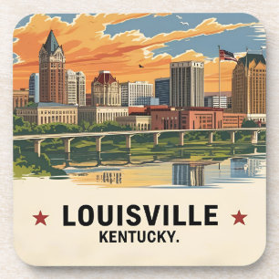Porta-copo Louisville Kentucky USA Skyline