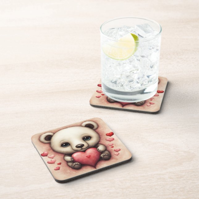 Porta-copo Love Bear 2 (Lado Direito)