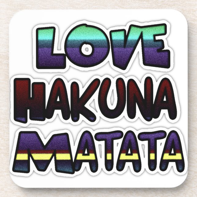 Porta-copo Love Hakuna Matata Gifts (Frente)