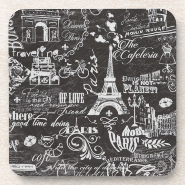 Porta-copo Love Paris (Frente)