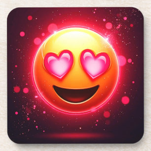 Porta-copo Love Struck Emoji Hearts Glow
