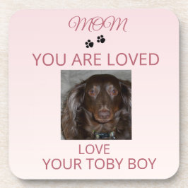 Porta-copo Loved Mom Pet Photo Keepsake