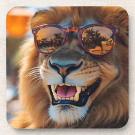 Porta-copo Löwe mit Sonnenbrille