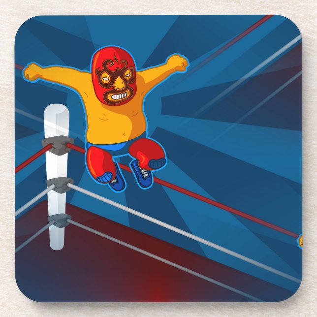Porta-copo luchador (Frente)