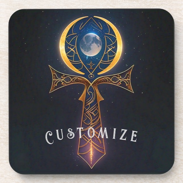 Porta-copo Lunar Ankh (Frente)