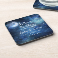 Lunar Sky Full Moon Celestial Casamento Monograma