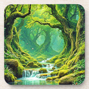 Porta-copo Lush Jungle Waterfall Bliss