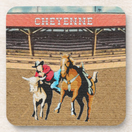 Porta-copo Luta de Steer Cheyenne Rodeo