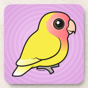 Porta-copo Lutino Pêssego-enfrentou o Lovebird