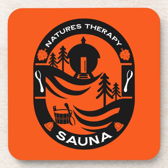 Porta-copo luxo Sauna Gift (Frente)