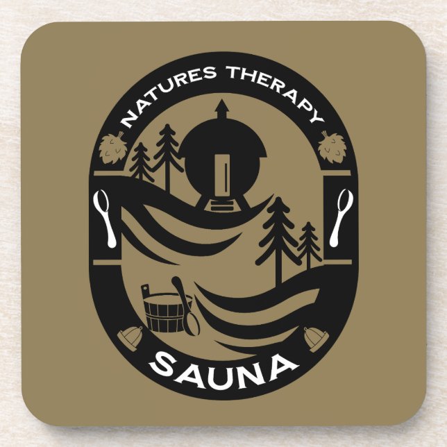 Porta-copo luxo Sauna Gift (Frente)