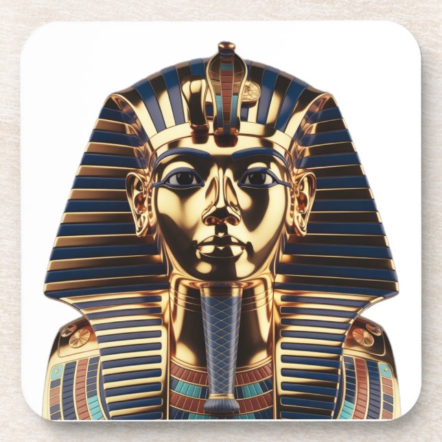 Porta-copo Luxury Golden Egyptian Mask Artwork (Frente)