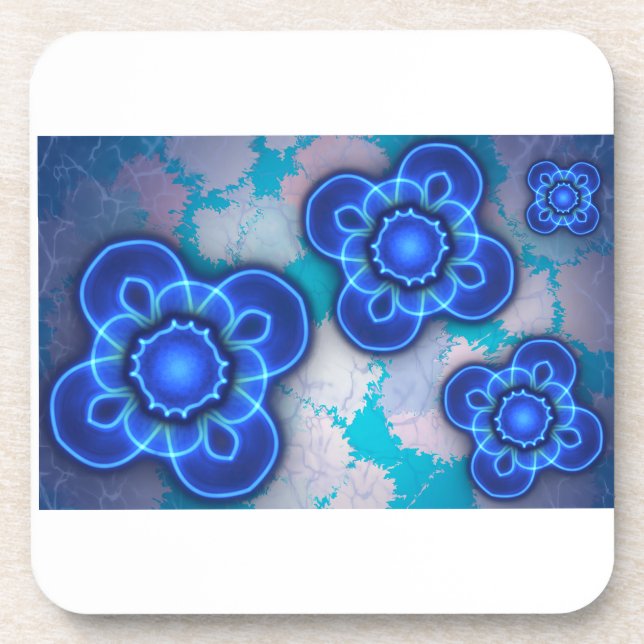 Porta-copo Luz azul (Frente)