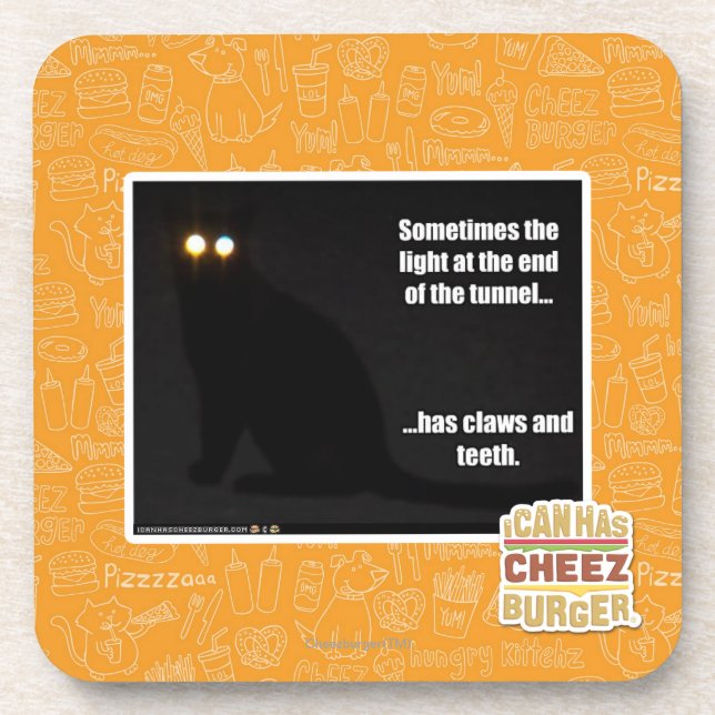 Porta-copo Luz na extremidade do túnel (Frente)