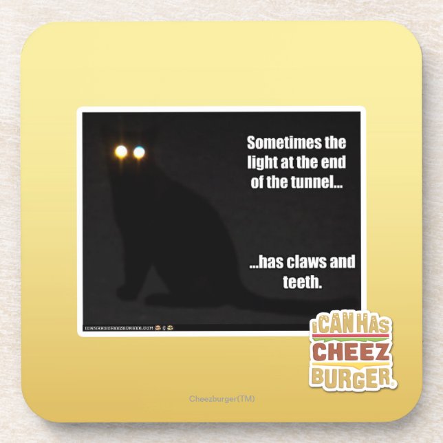 Porta-copo Luz na extremidade do túnel (Frente)