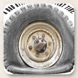 Porta-copo Má Atitude Como Pneus