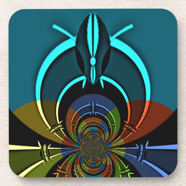 Porta-copo Maasai Colors Hakuna Matata (Frente)