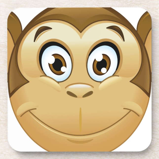 Porta-copo macaco emoji (Frente)