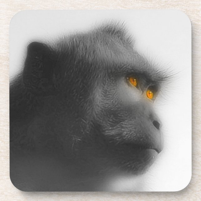Porta-copo Macaco Penso (Frente)