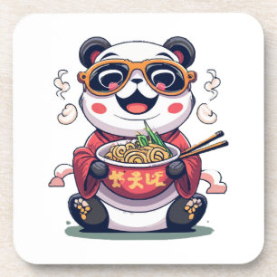 Porta-copo Macarrão Panda