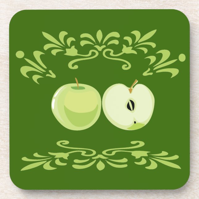 Porta-copo Maçãs verdes (Frente)