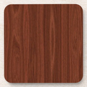 Porta-copo Madeira Escura