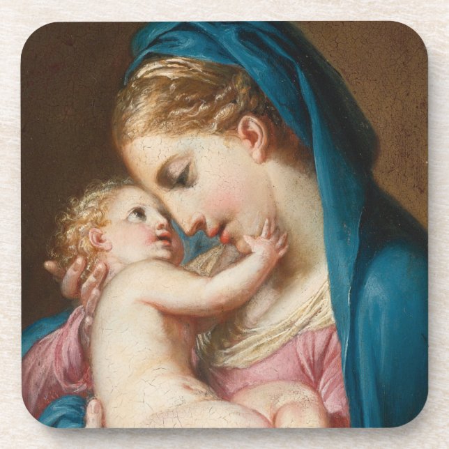 Porta-copo Madona e Menino (Frente)