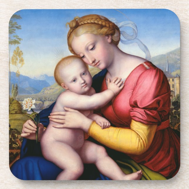 Porta-copo Madona e Menino (Frente)