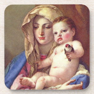 Porta-copo Madonna do Goldfinch