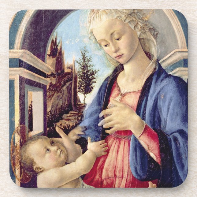 Porta-copo Madonna e criança (painel) 2 (Frente)