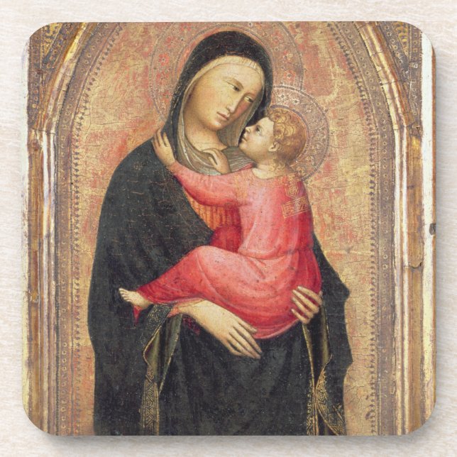 Porta-copo Madonna e criança (painel) 3 (Frente)