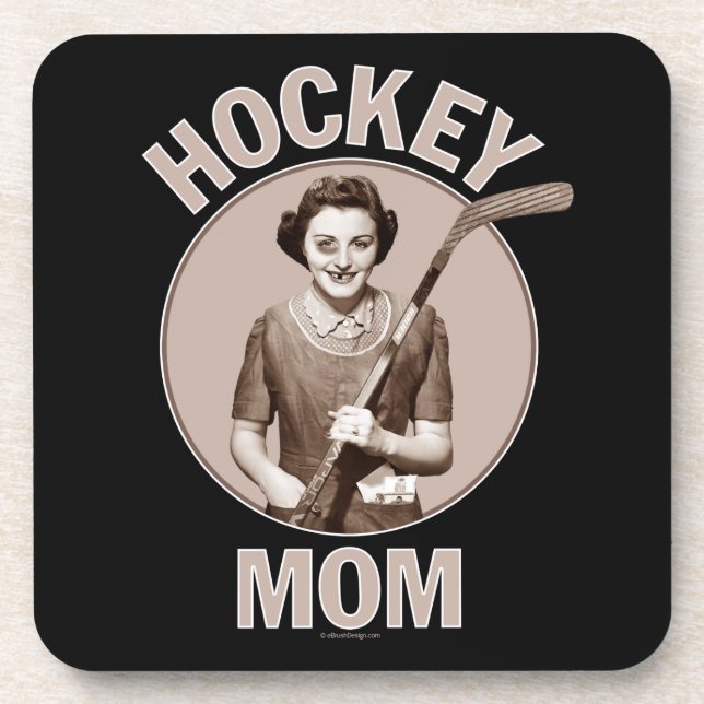 Porta-copo Mãe de Hockey (Frente)