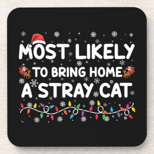 Porta-copo Mais Propenso a Levar para Casa um Natal de Gato d